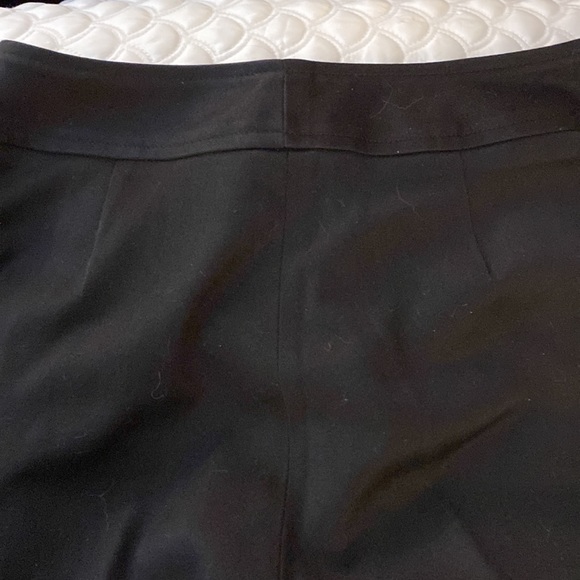 &TROUSERS Brand, Black Cotton Cigarette Trousers with a Kiss of Spandex Sz 2 - Picture 14 of 15